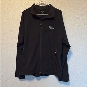 Mountain Hardwear Men’s Full Zip Black Lightweight Jacket (XL)
